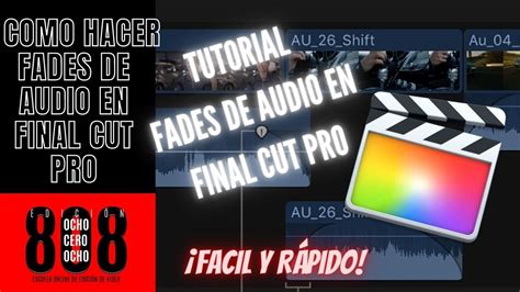 How to Fade Audio in Final Cut Pro